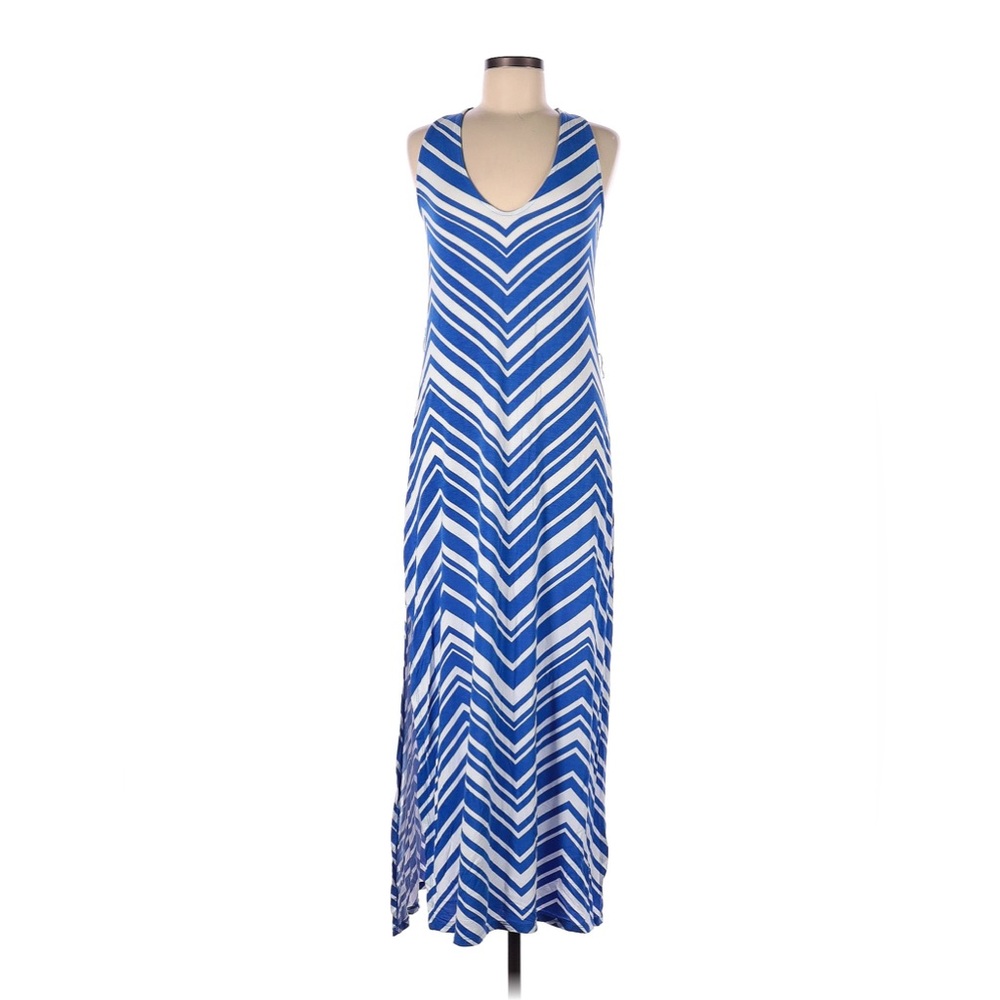 La Blanca B&W Chevron Maxi Dress - XL